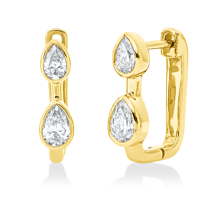 Creolen Zarge 18 kt GG