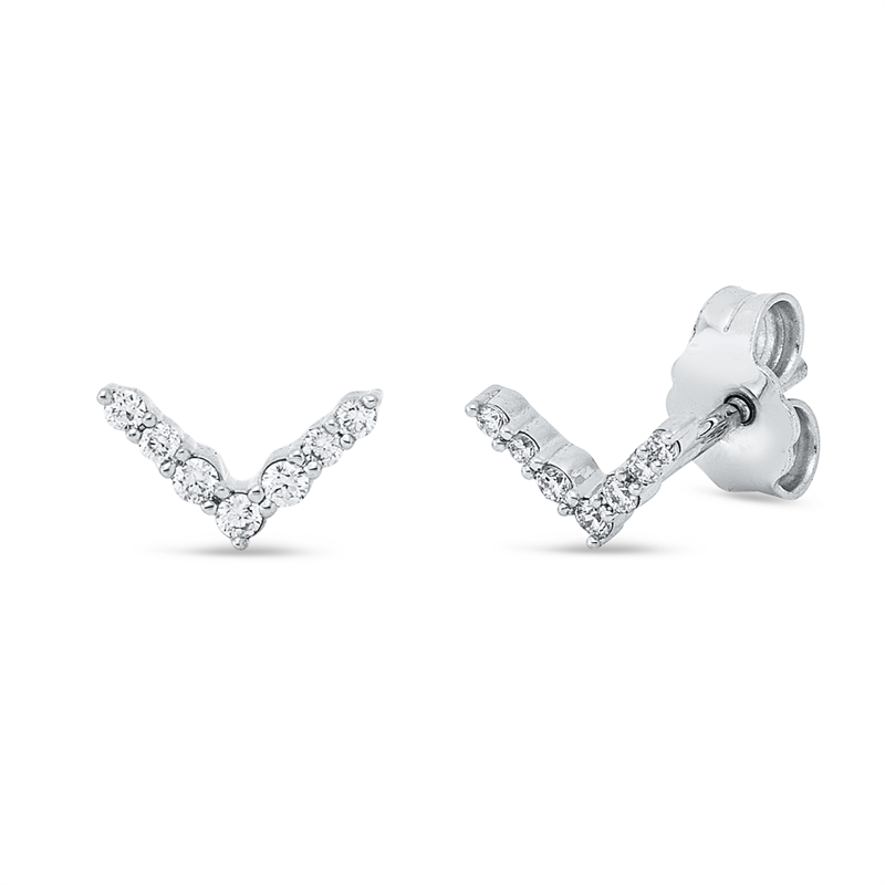 Ohrstecker 18 kt WG