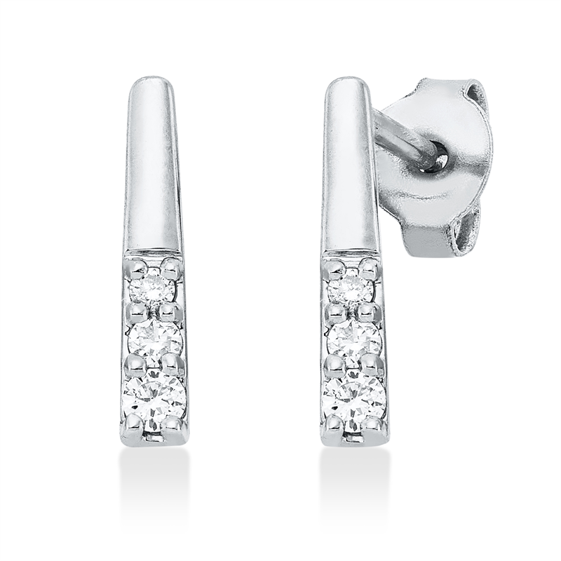 Ohrstecker 18 kt WG