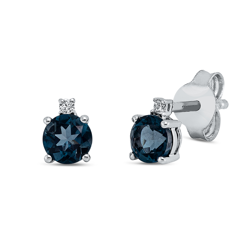 Ohrstecker 4er-Krappe 18 kt WG