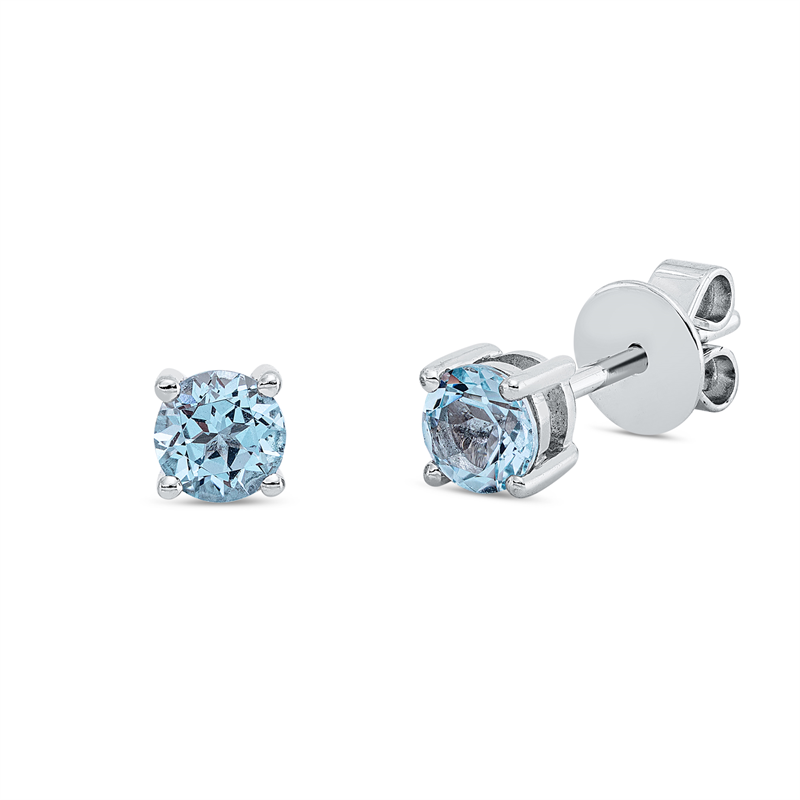 Ohrstecker 4er-Krappe 18 kt WG