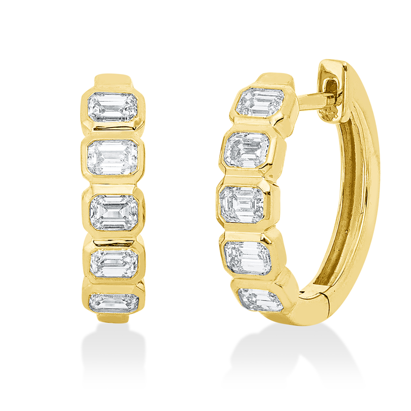 Creolen Zarge 18 kt GG