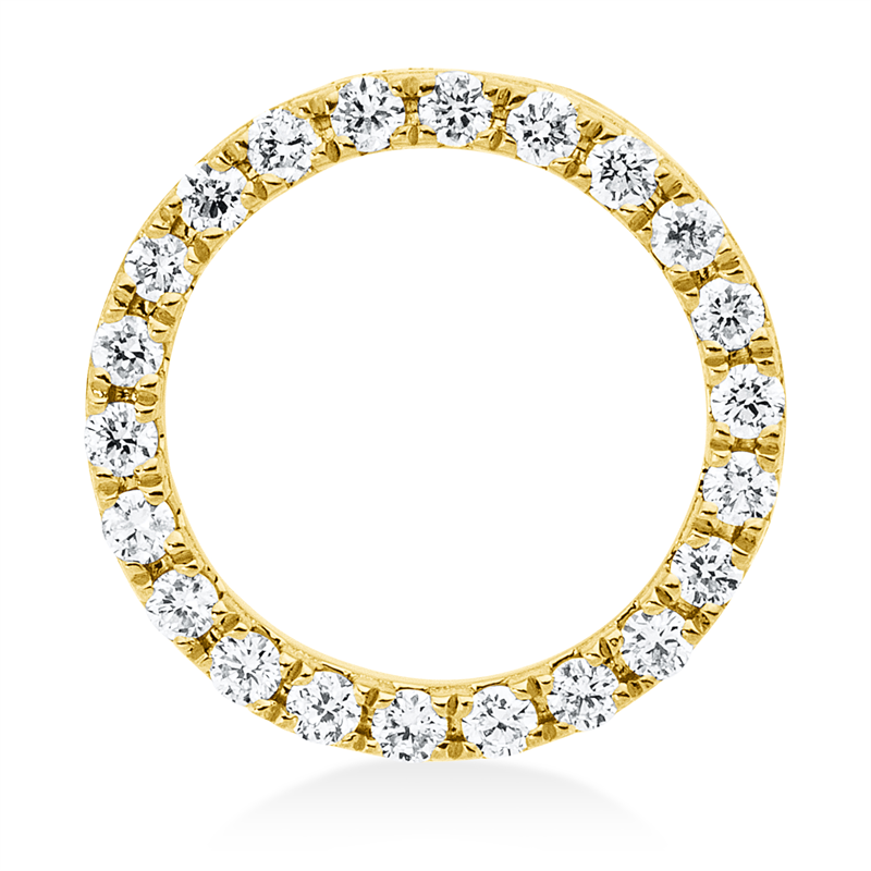 Anhänger 18 kt GG Kreis