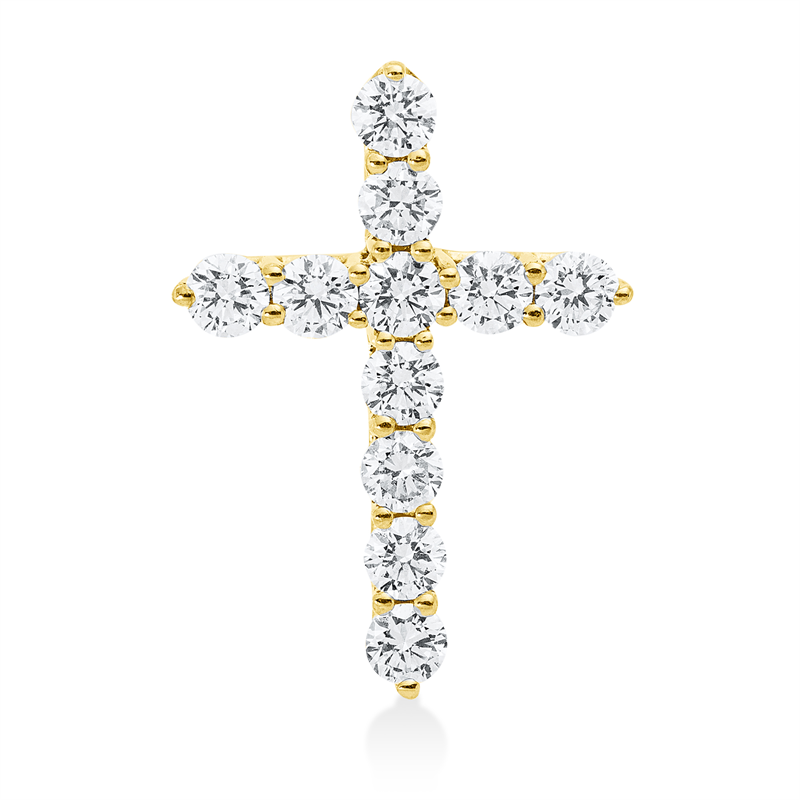 Anhänger 18 kt GG Kreuz