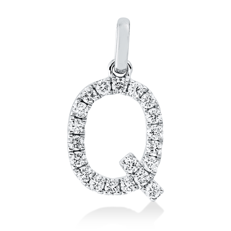 Anhänger 18 kt WG Q