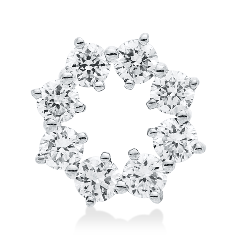 Anhänger 18 kt WG Kreis