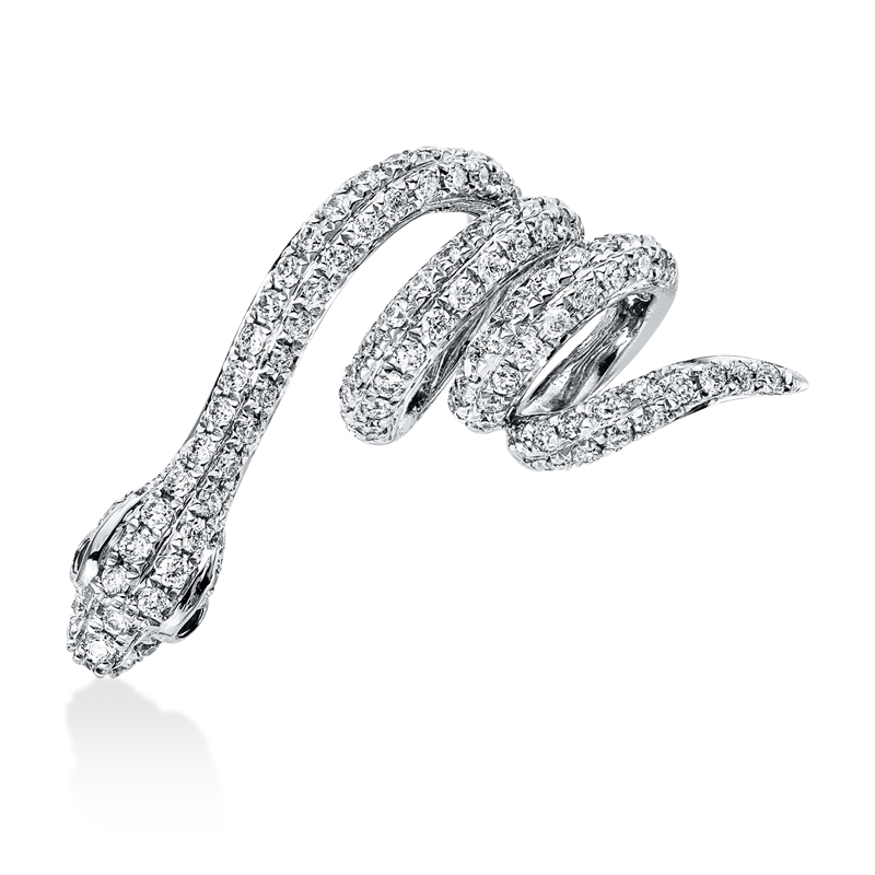 Anhänger 18 kt WG Schlange