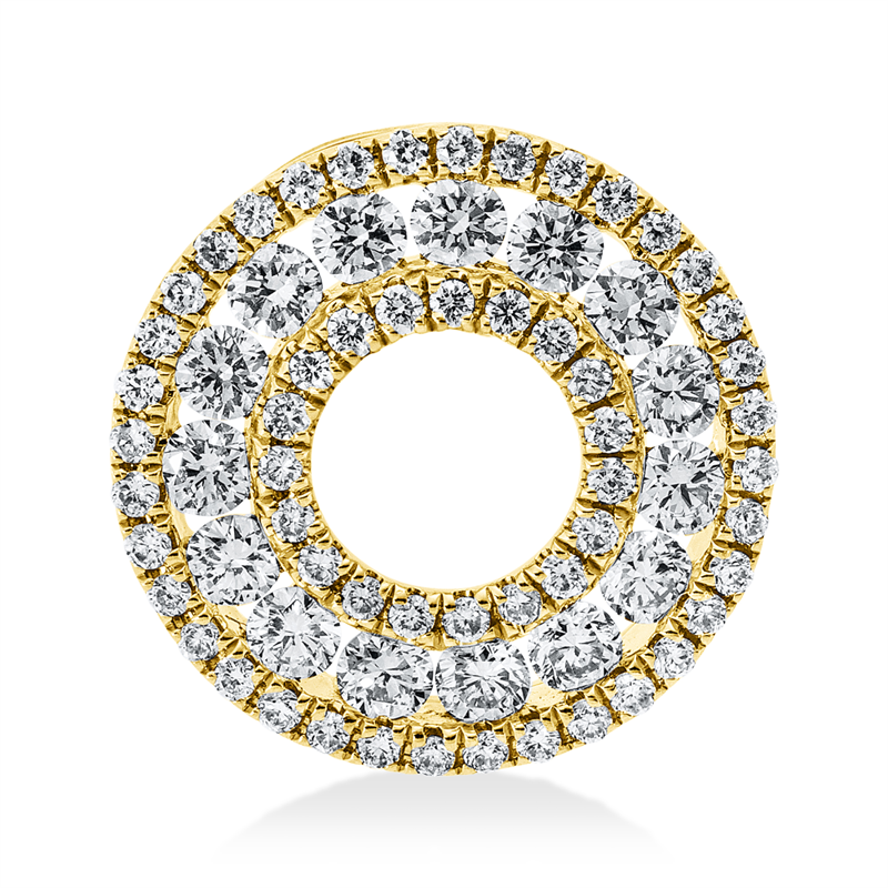 Anhänger 18 kt GG Kreis