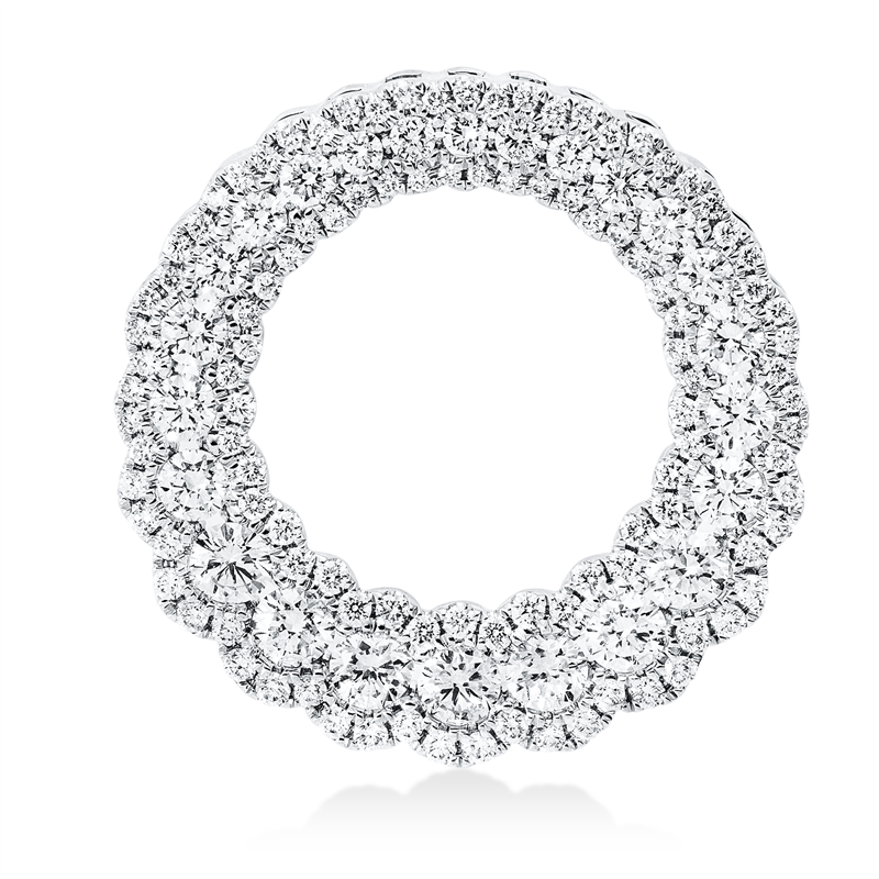 Anhänger 18 kt WG Kreis