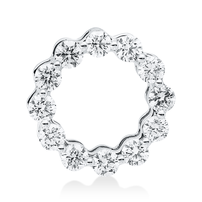 Anhänger 18 kt WG Kreis