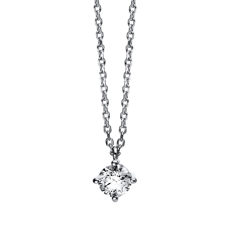Collier 4er-Krappe 14 kt WG