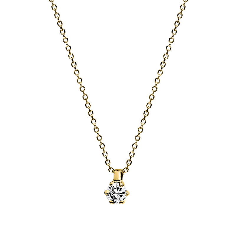 Collier 6er-Krappe 18 kt GG