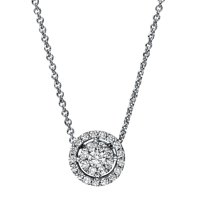 Collier 18 kt WG, Ankerkette