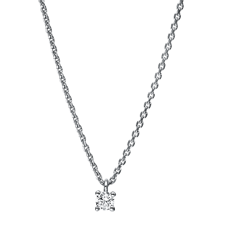 Collier 4er-Krappe 18 kt WG