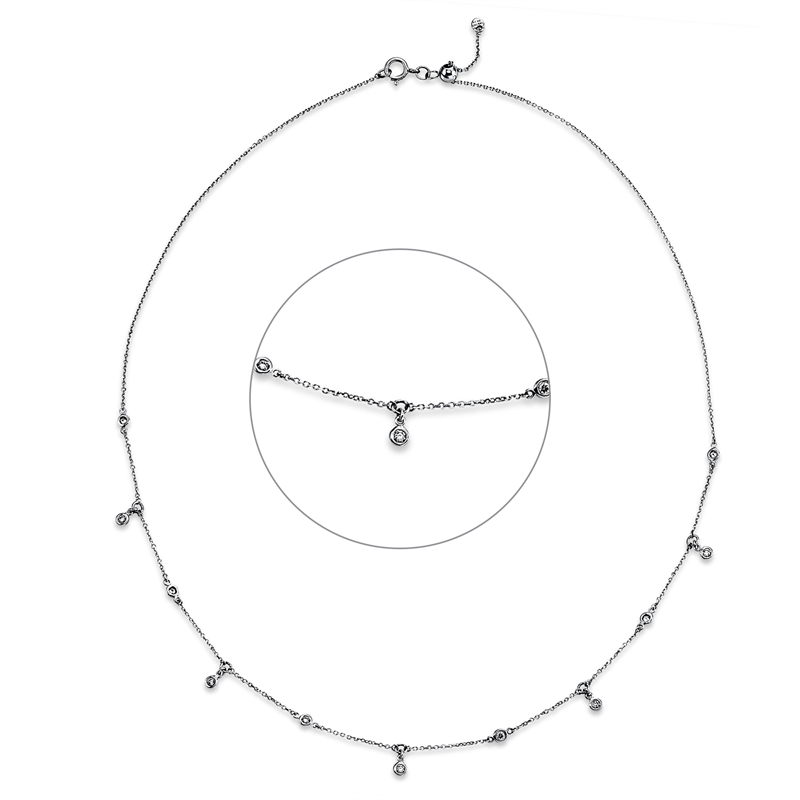 Collier 18 kt WG