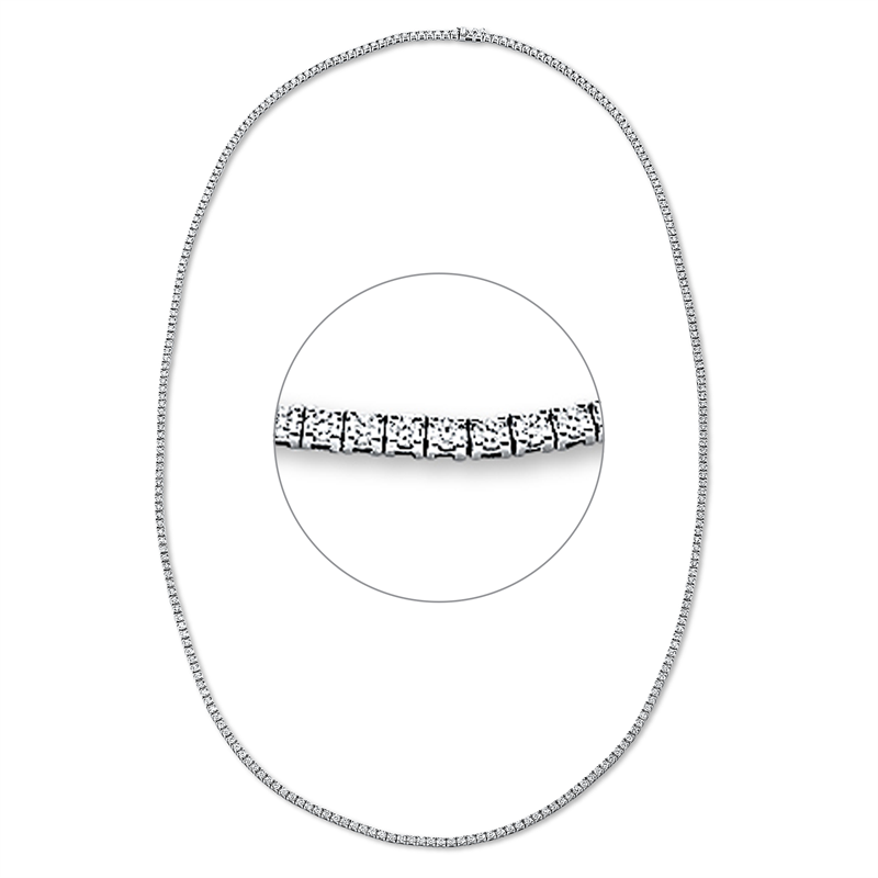 Collier 18 kt WG