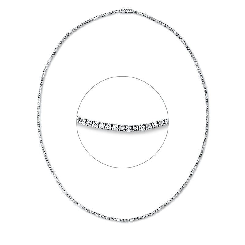 Collier 14 kt WG