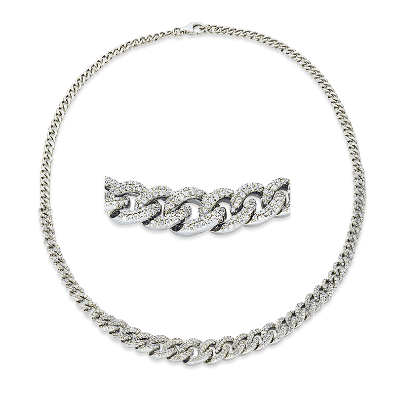 Collier 18 kt WG