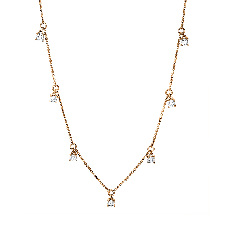 Collier 18 kt RG