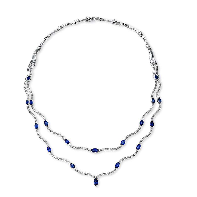 Collier 18 kt WG, extension