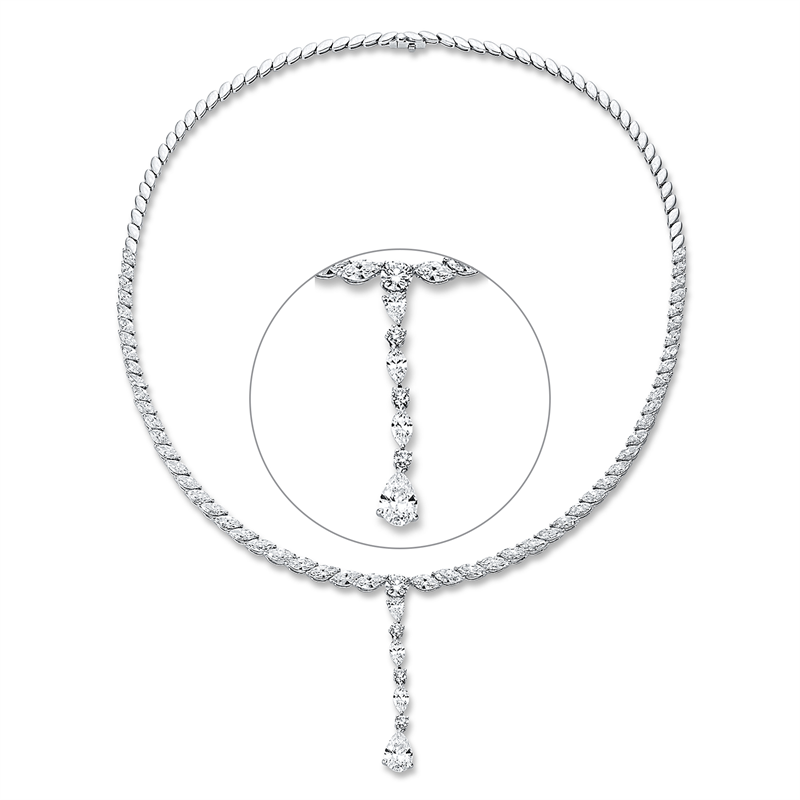 Collier 18 kt WG