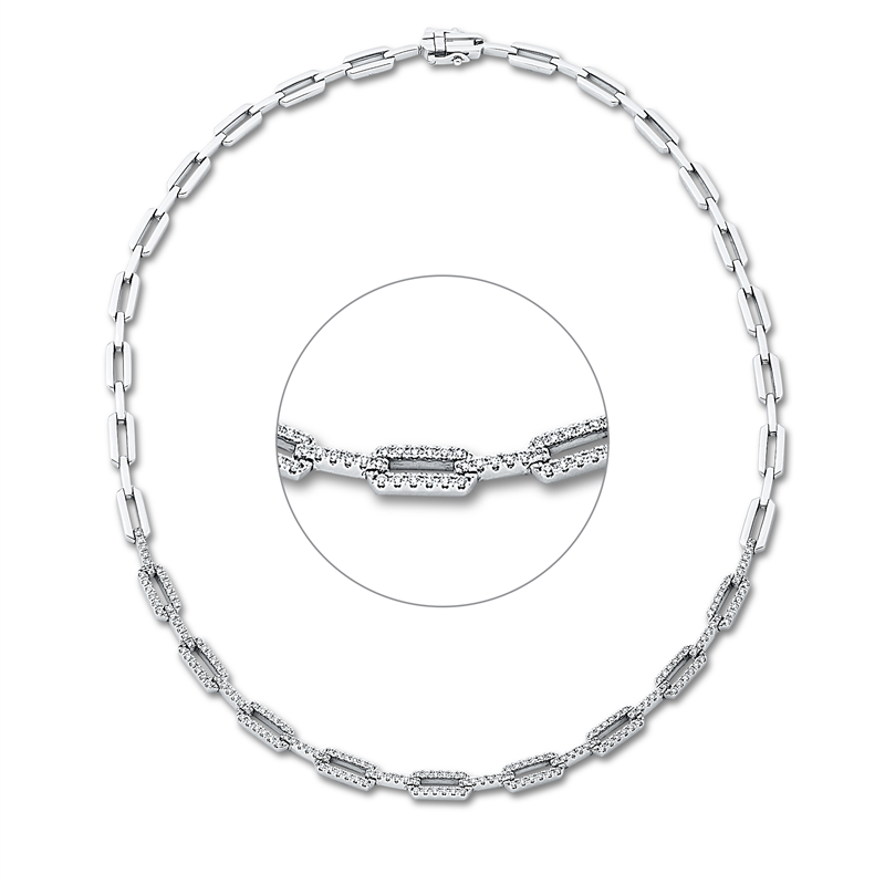 Collier 18 kt WG