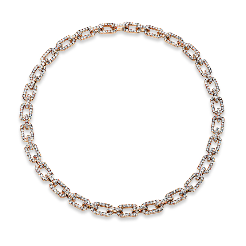 Collier 18 kt RG