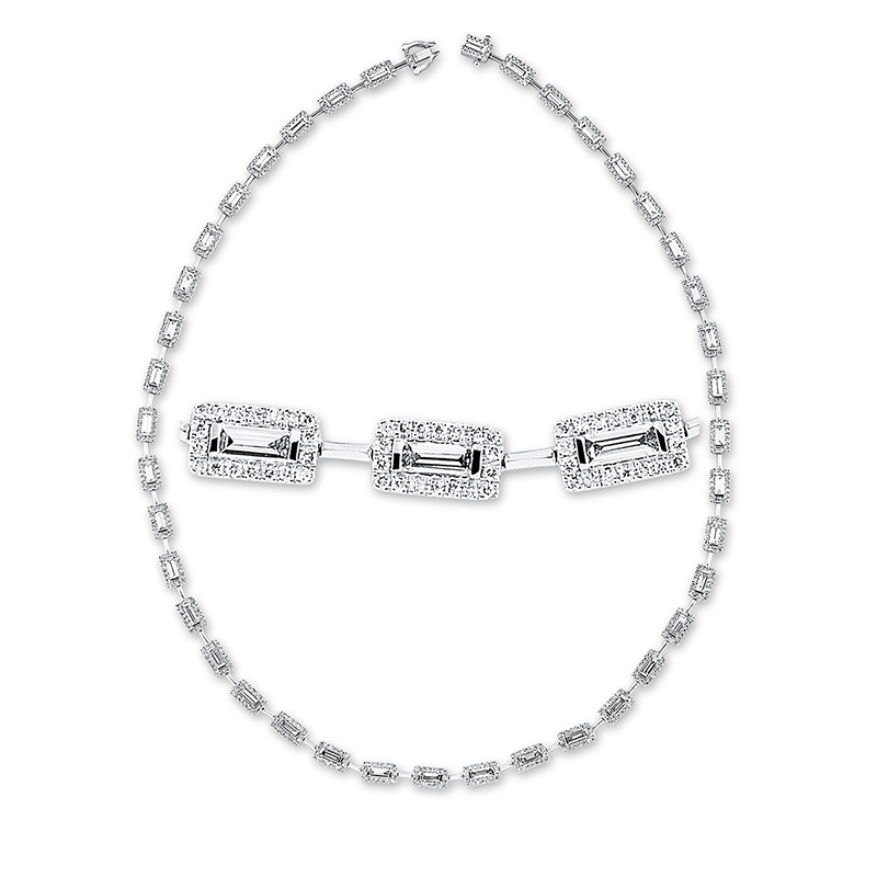 Collier 18 kt WG