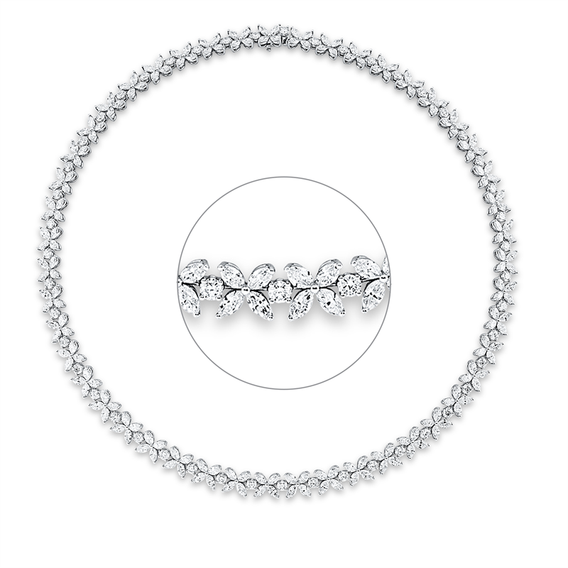 Collier 18 kt WG