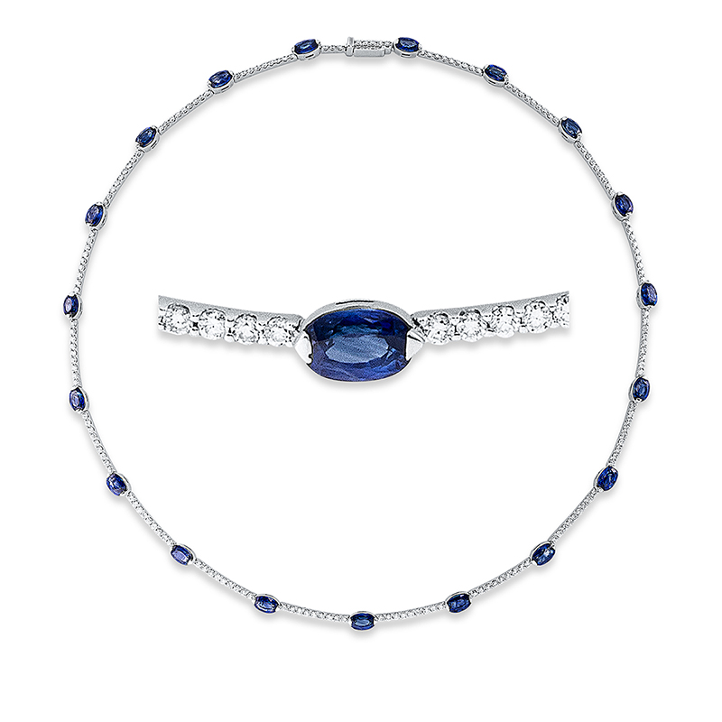 Collier 18 kt WG