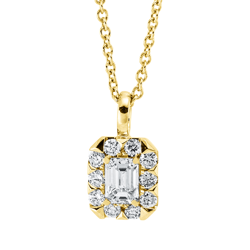 Collier 18 kt GG, mit ZÖ 43,2 cm