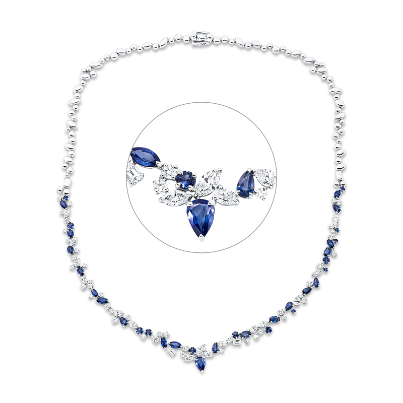 Collier 18 kt WG