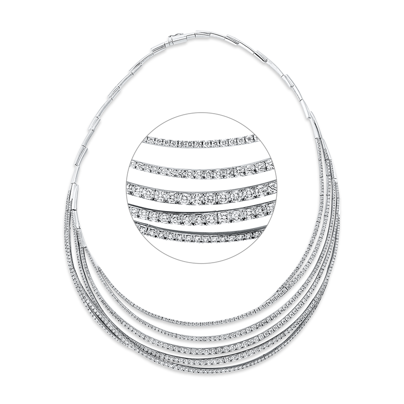 Collier 18 kt WG