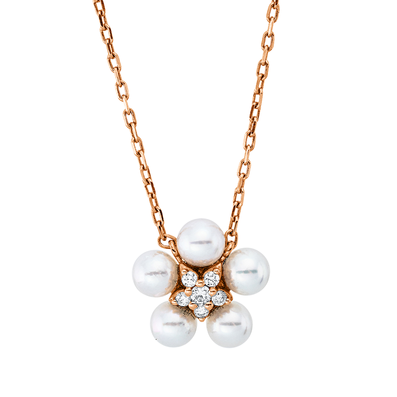 Collier 18 kt RG