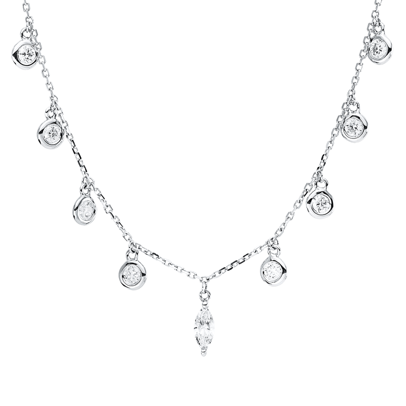Collier 18 kt WG