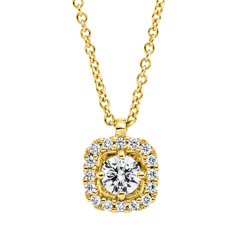 Collier 18 kt GG, mit ZÖ 41 cm + 39,5 cm