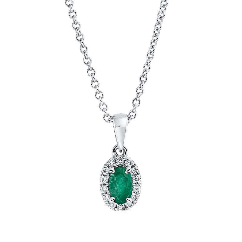 Collier 4er-Krappe 18 kt WG, mit ZÖ 42 cm
