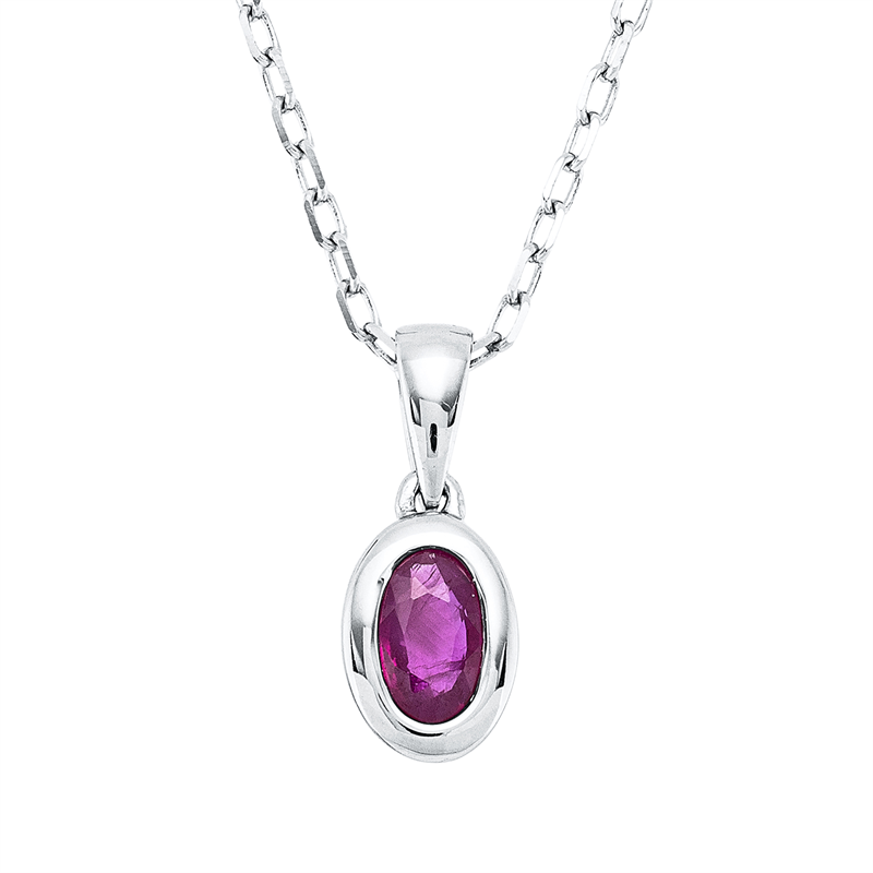 Collier Zarge 18 kt WG, mit ZÖ 42 cm