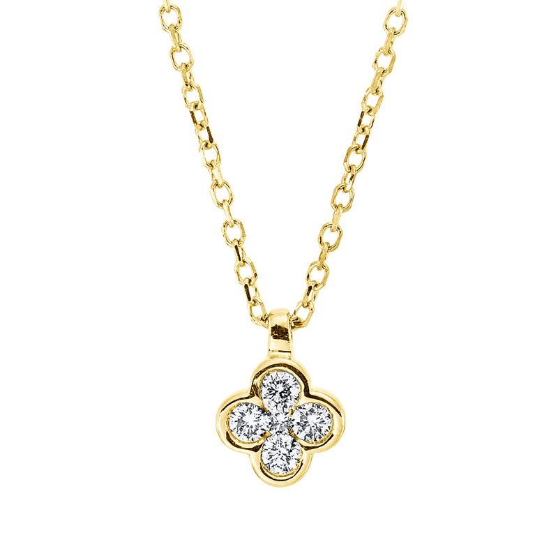 Collier Zarge 18 kt GG, mit ZÖ 40 cm, 42cm