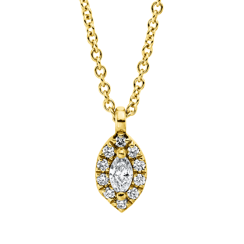 Collier 18 kt GG, mit ZÖ 42 cm