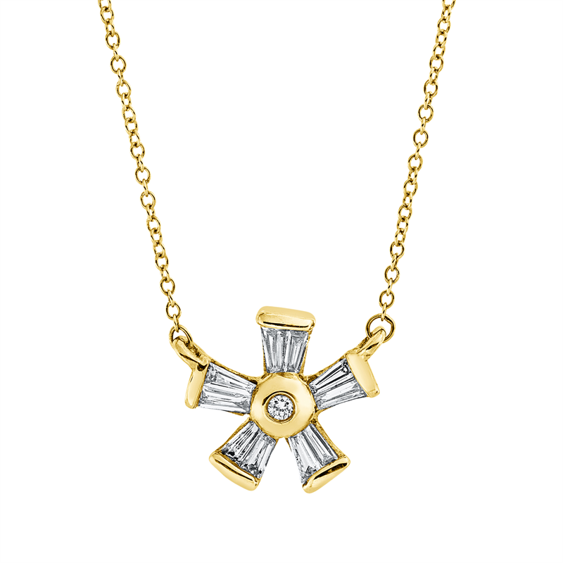Collier 18 kt GG, mit ZÖ 40 cm