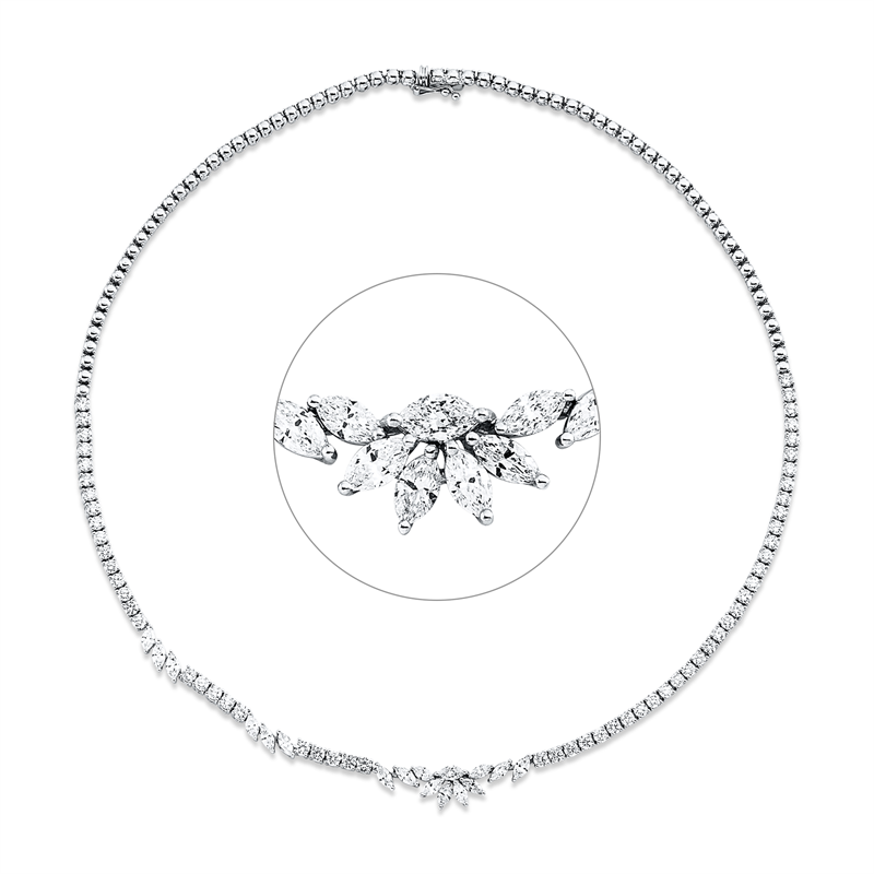 Collier 18 kt WG
