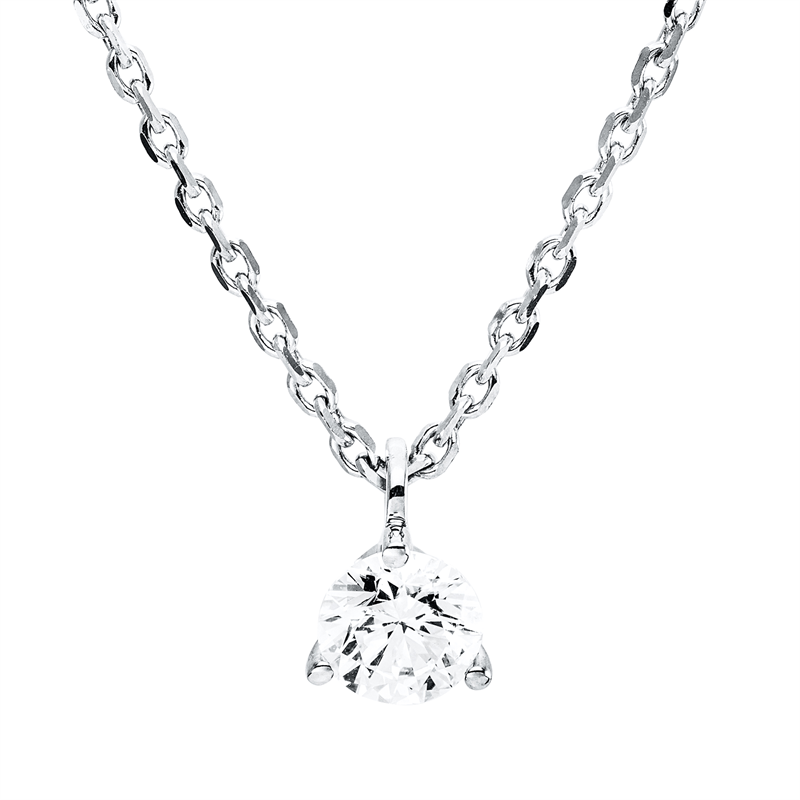 Collier 3er-Krappe 18 kt WG, GIA1529182957