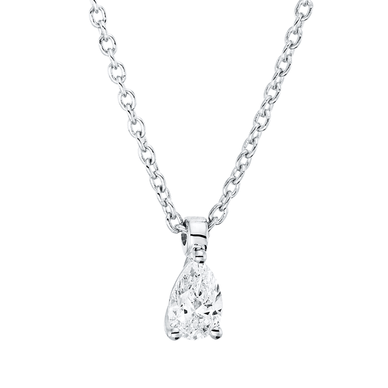 Collier 3er-Krappe 18 kt WG, mit ZÖ 42 cm