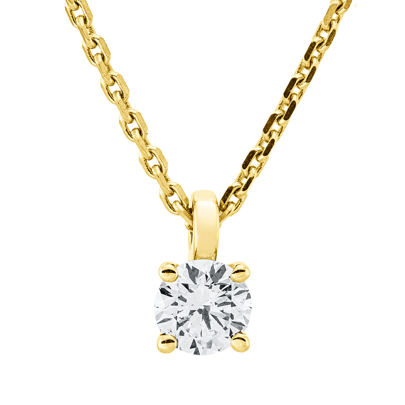 Collier 4er-Krappe 18 kt GG, GIA6442879103, ZÖ 42 cm