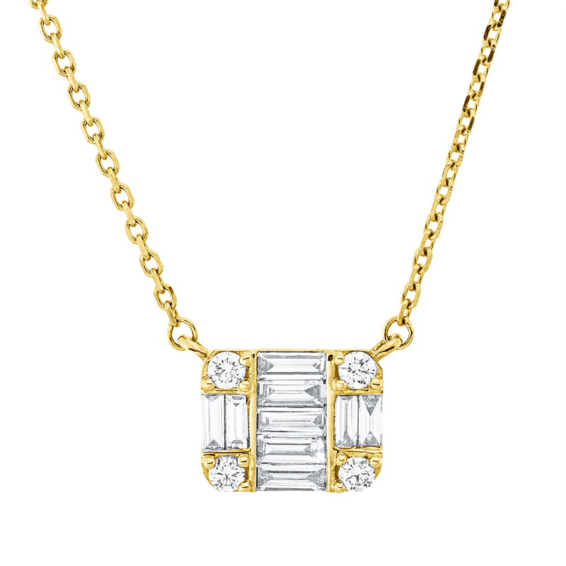 Collier 18 kt GG, mit ZÖ 40 cm