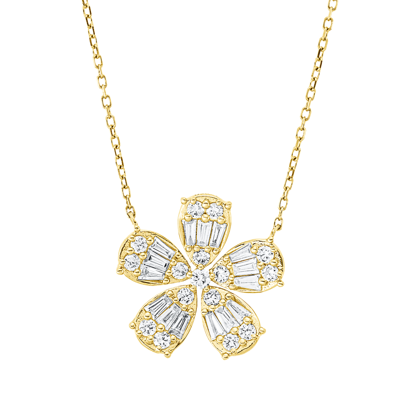 Collier 18 kt GG, mit ZÖ 40 cm