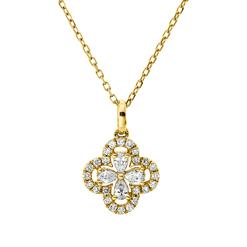 Collier 18 kt GG, mit ZÖ 40 cm