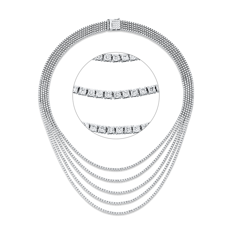 Collier 18 kt WG