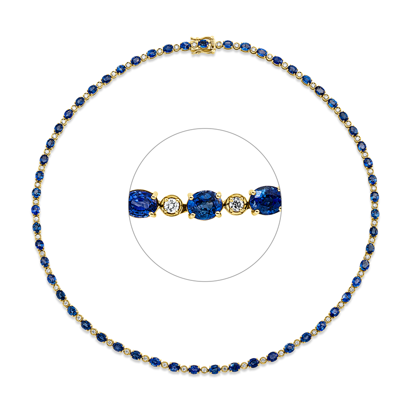 Collier 18 kt GG